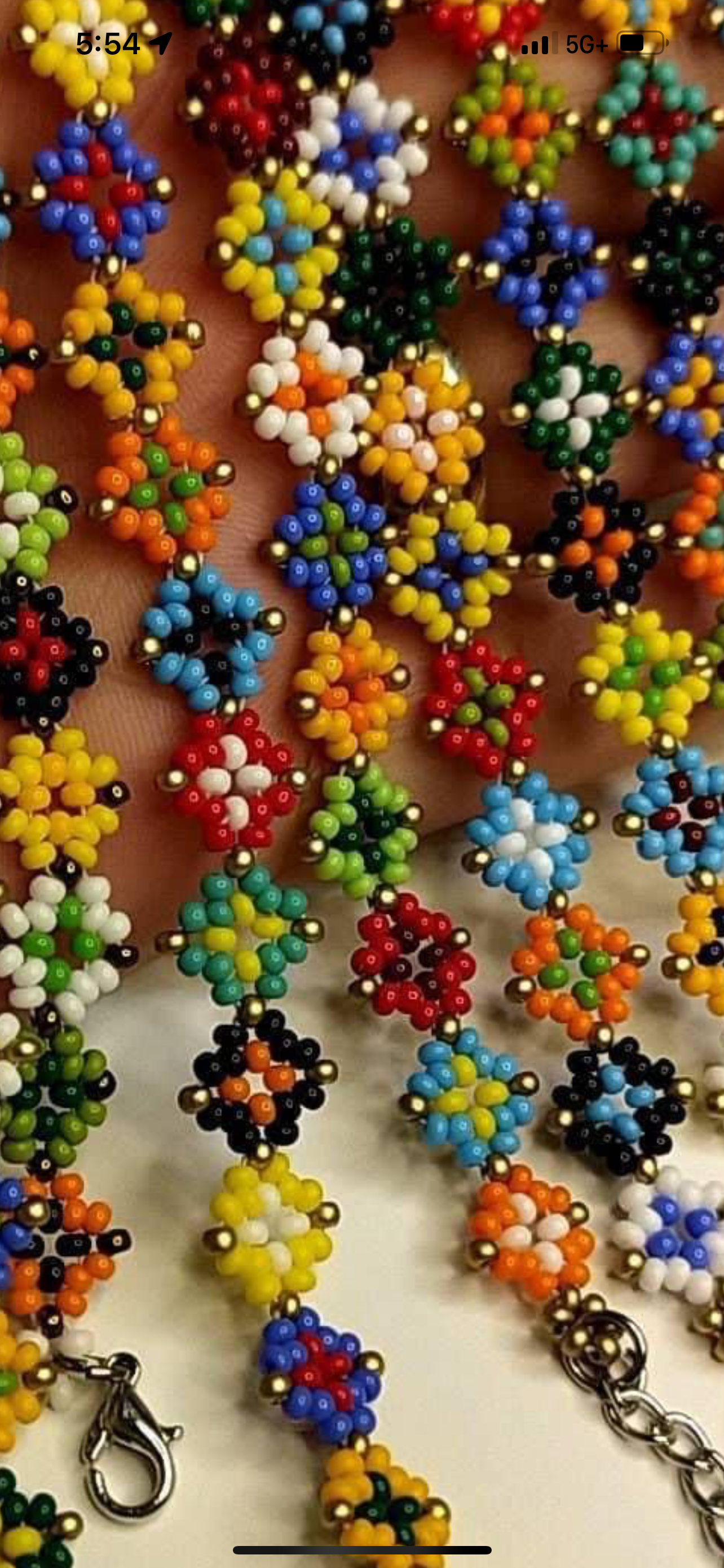 Beaded Flower Bracelet